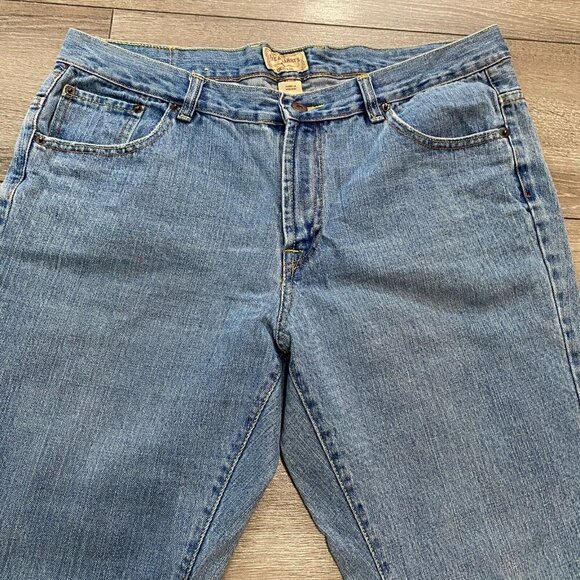 Steve & BARRY'S Flared Jeans Size 16 Woman’s Denim Short Blue - Picture 4 of 7